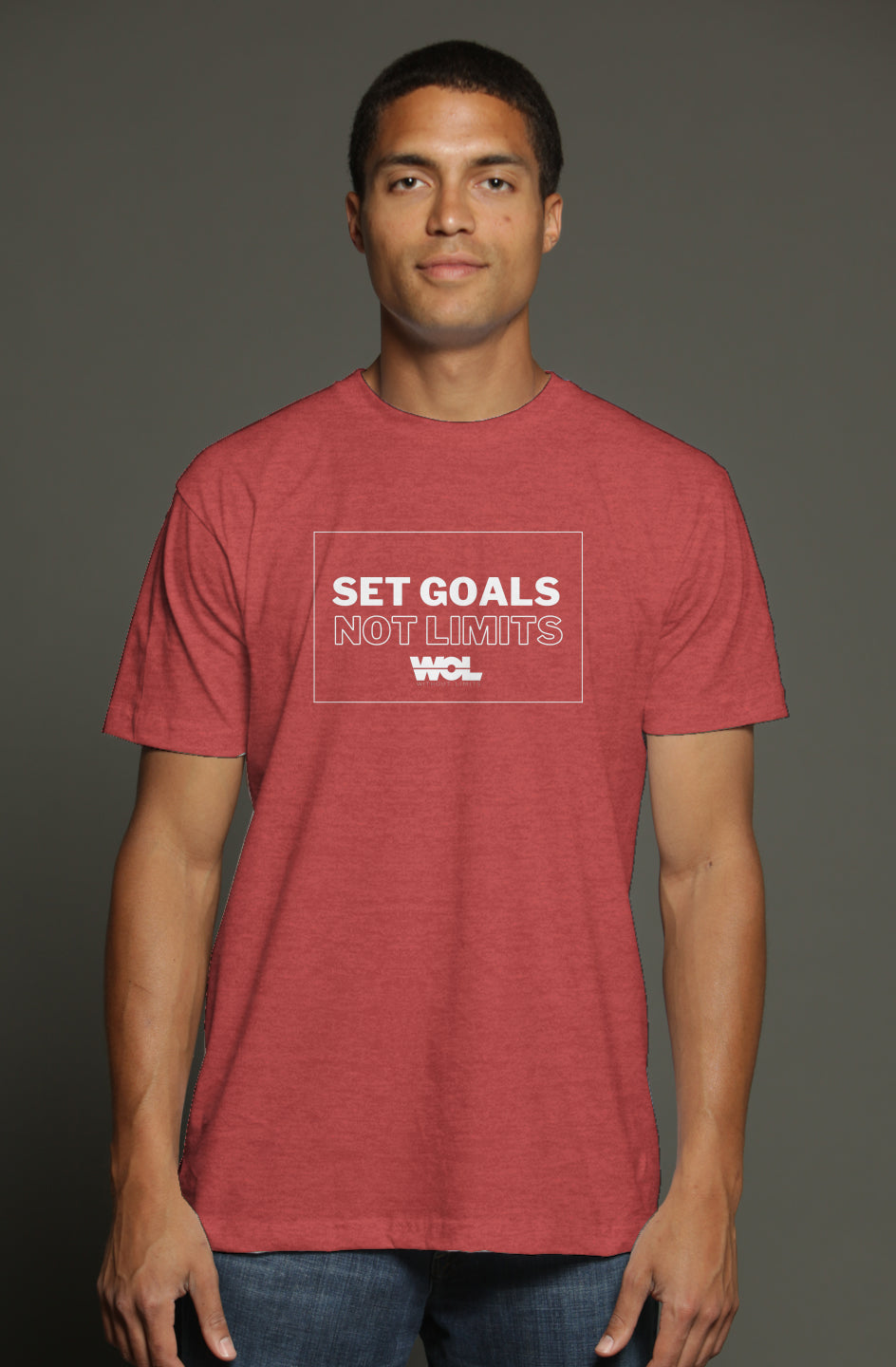 Set Goals Not Limits Triblend Tee