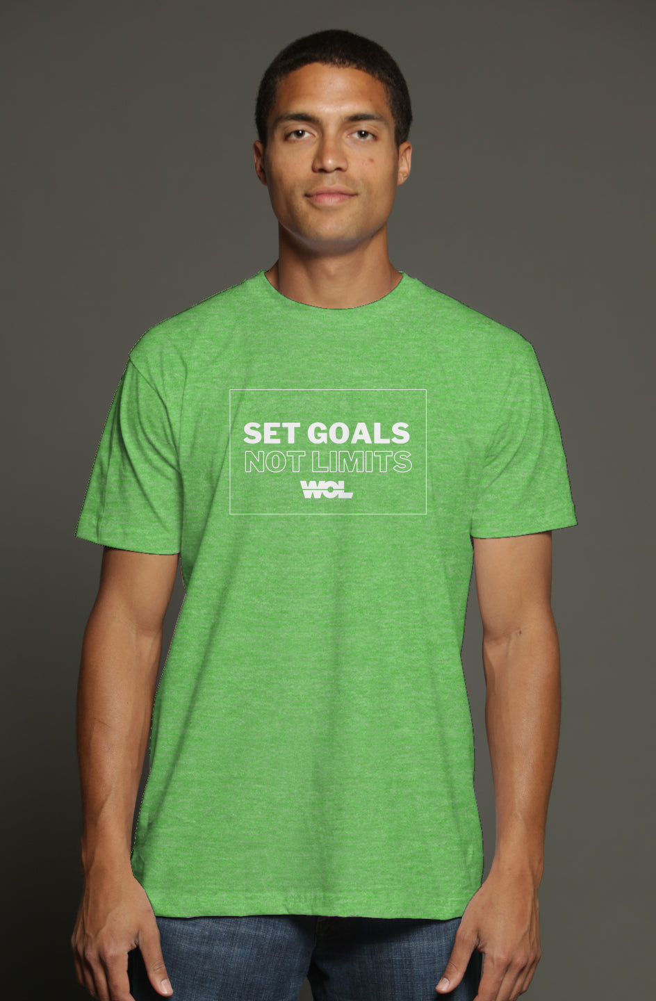 Set Goals Not Limits Triblend Tee