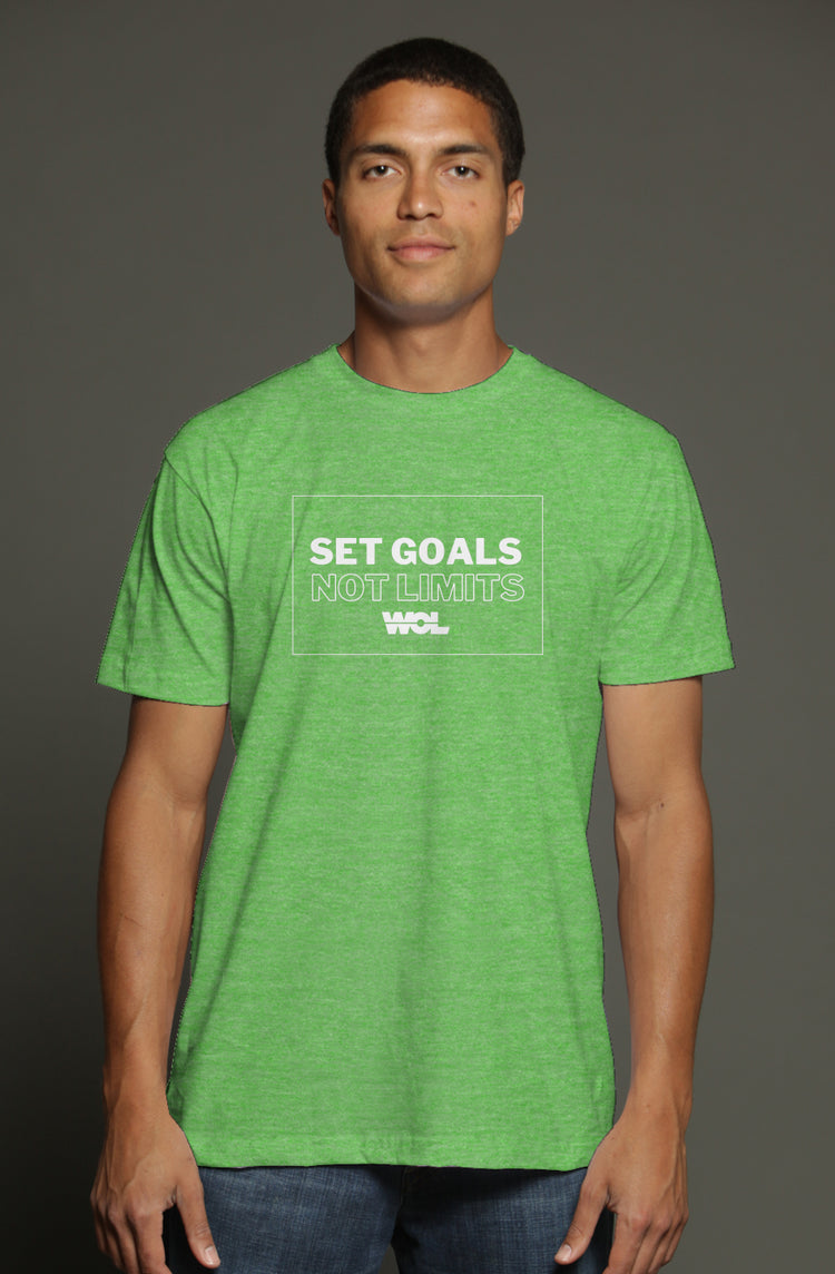 Set Goals Not Limits Triblend Tee