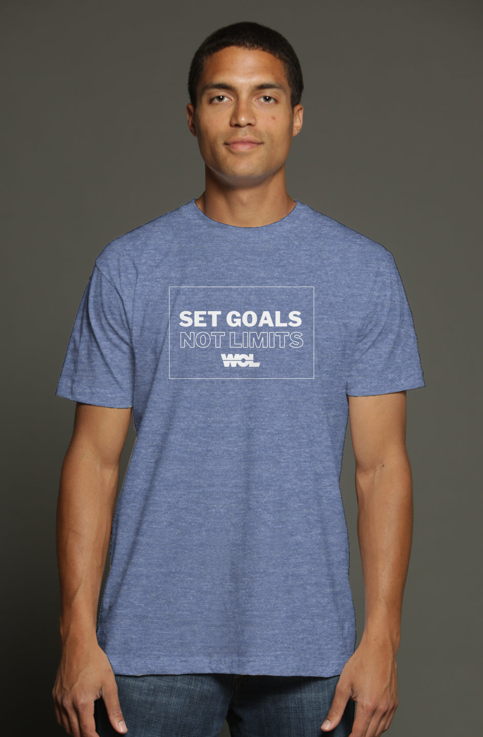 Set Goals Not Limits Triblend Tee