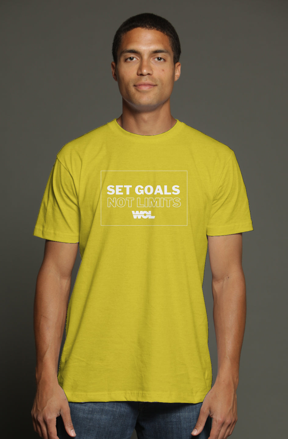 Set Goals Not Limits Triblend Tee