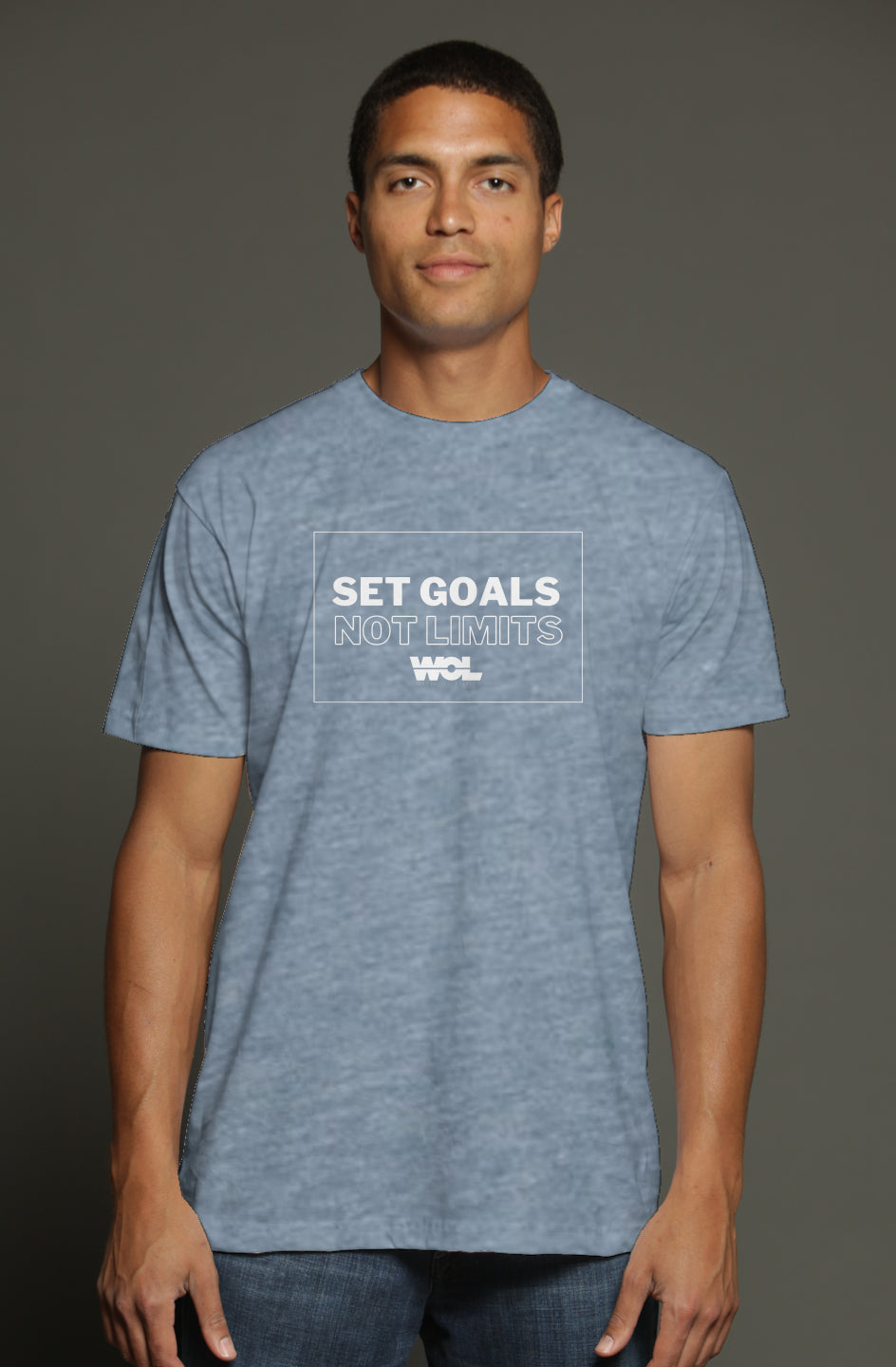 Set Goals Not Limits Triblend Tee