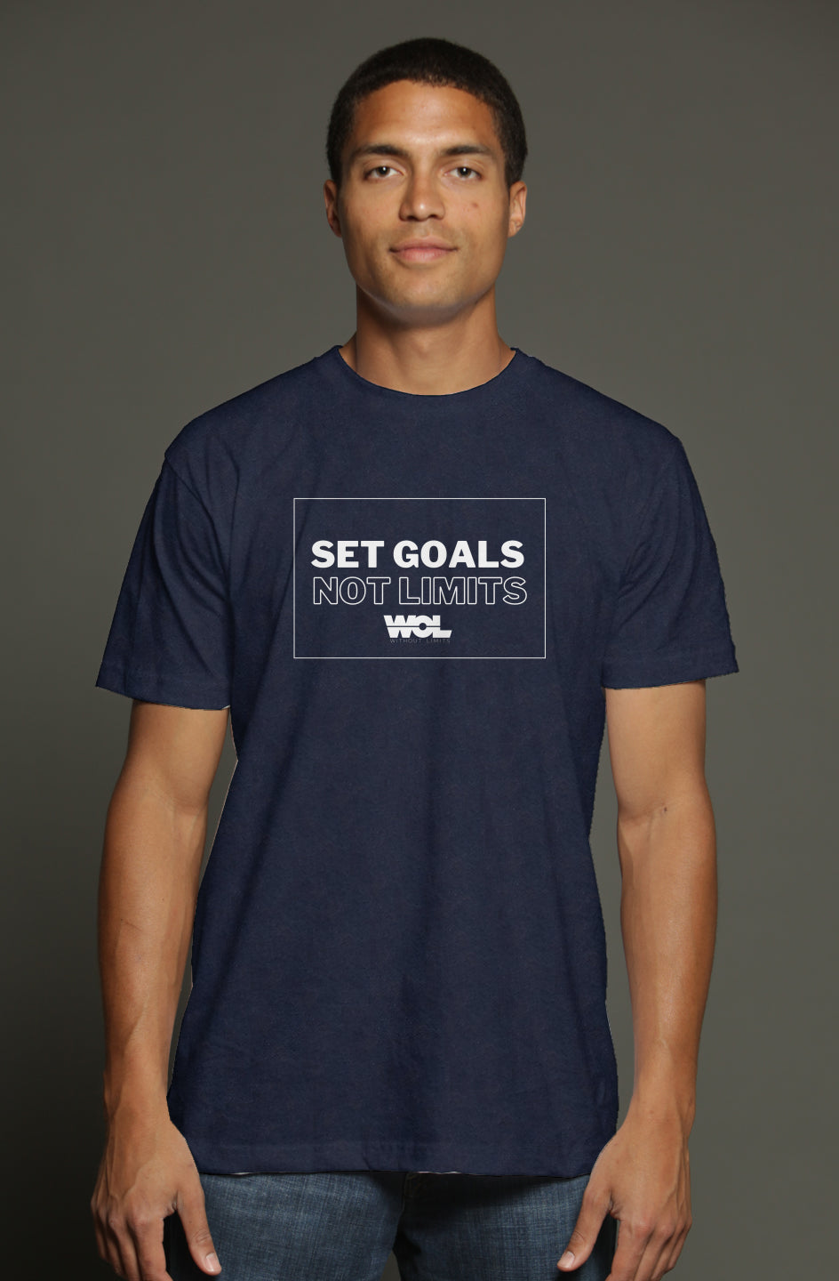 Set Goals Not Limits Triblend Tee