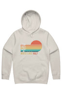 White Lake Half Men's Stencil Hoodie