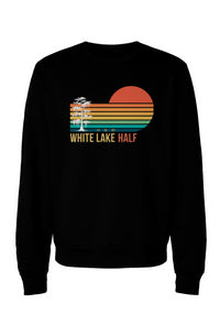 White Lake Half Sponge Fleece Crew Neck Sweatshirt