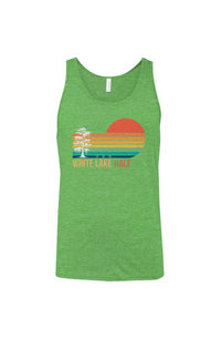 White Lake Half Unisex Triblend Tank 