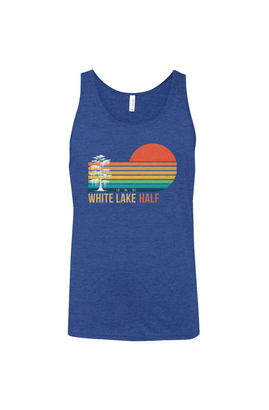 White Lake Half Unisex Tank