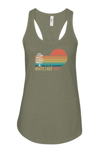 White Lake Half Ladies' Racerback Tank