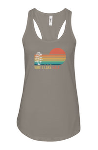 White Lake Half Ladies' Racerback Tank