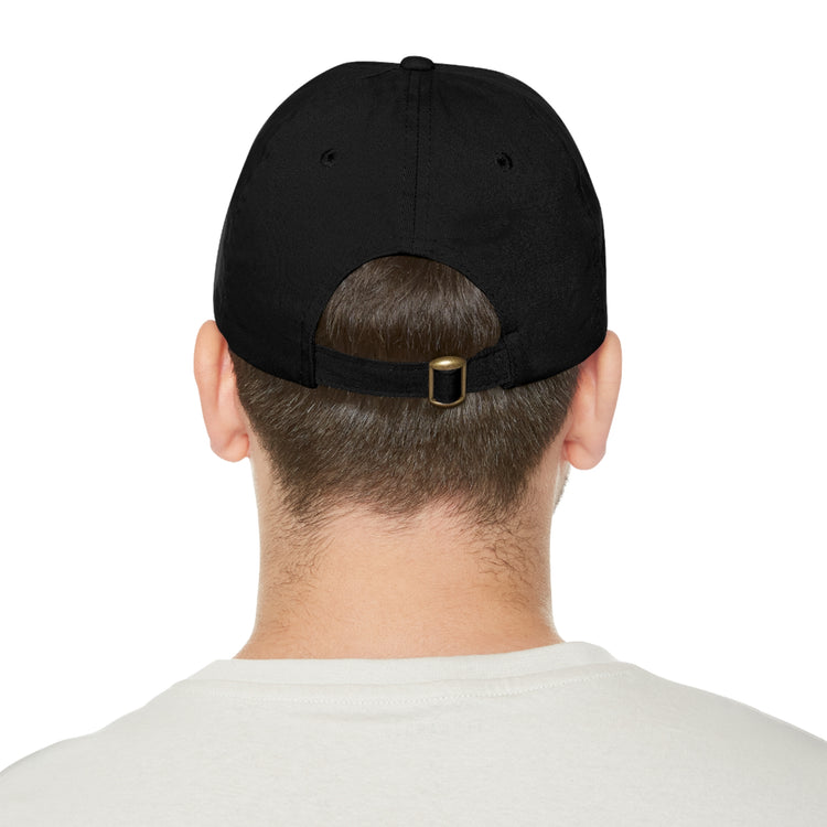 Custom Twill Hat with Leather Patch