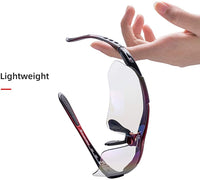 ROCKBROS-Slim Polarised Sports Sunglasses With 4 Interchangeable Lens Cycling Glasses UV400