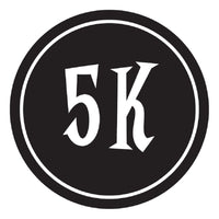 2.5-inch Round Runner Stickers (You Choose the Design & Color) SET OF 4