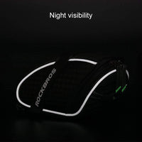 ROCKBROS Waterproof Cycling Saddle Bag Bike Rear Seat Bags Zipper Bicycle Black