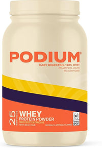 Podium Nutrition, 100% Whey Protein Powder, 25 Servings, 25g of Whey Protein Per Serving, Maple Butter Pancake, Gluten Free, Soy Free, No Artificial Colors