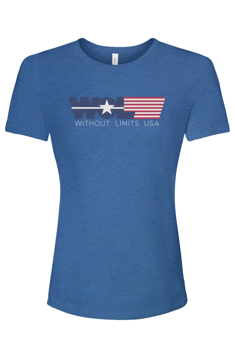 WOL USA Ladies' Relaxed Fit Triblend Tee
