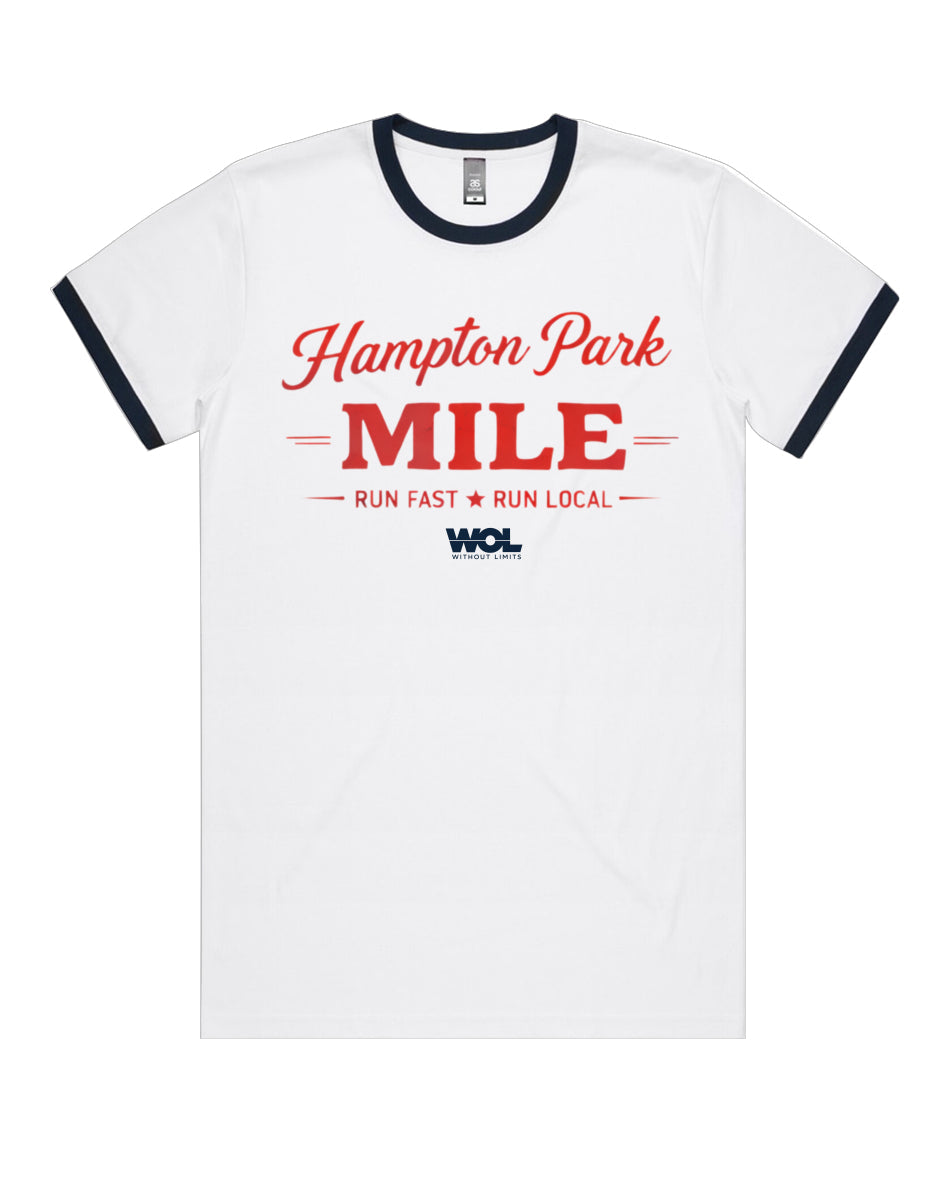 Hampton Park Mile Vintage Ringer Tee