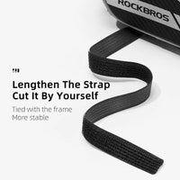 ROCKBROS Cycling Bike Top Front Tube Bag Waterproof Big Capacity Cycling Frame Bag Black