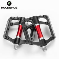 ROCKBROS Super Lightweight Bike Pedals in Black or Red (Pair)