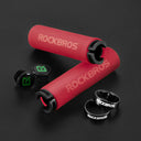 ROCKBROS Silicone Sponge Bike Handlebar Grips - Soft, Anti-Skid, 13cm