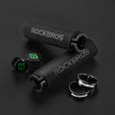 ROCKBROS Silicone Sponge Bike Handlebar Grips - Soft, Anti-Skid, 13cm