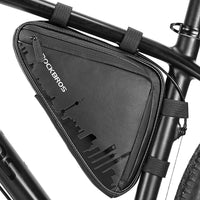 ROCKBROS Bike Triangle Frame Bag Bike Storage Triangle Bag Two Side Pockets 1.5L