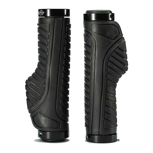 ROCKBROS Ergonomic Double Lock Rubber Handlebar Grips - Anti-Slip for Bikes