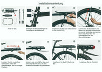 ROCKBROS Rear Pannier Bike Rack with Fender