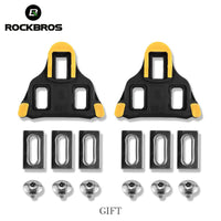ROCKBROS Self-Lock Road Bike Pedals with Shimano SPD-SL/Look KEO Cleat System (Pair)