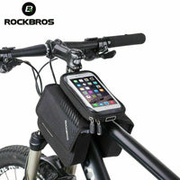 ROCKBROS 6.0" Bike Phone Holder Bag - Durable, Touchscreen, Large Capacity
