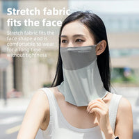 ROCKBROS Cooling Neck Gaiter with Ear Loops – UV Protection for Cycling