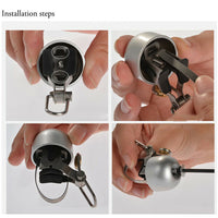 ROCKBROS Mini Bike Bell Ring Loud Handlebar Alarm MTB Road Mountain Bicycle Bell
