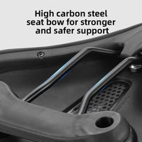 ROCKBROS Comfort Shock Absorption Bike Saddle Soft Wide Seat for Men Women