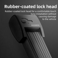 ROCKBROS Smart Bluetooth Fingerprint Folding Bike Lock - Waterproof, Anti-Theft