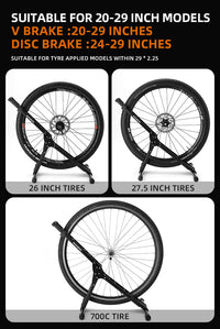 ROCKBROS Carbon Steel Folding Bike Stand