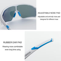 ROCKBROS Polarised Full Lens Sunglasses Cycling Bicycle Glasses Outdoor Sports Eyewear UV400