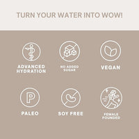 Cure Hydration | Plant-Based Electrolyte Drink Mix | No Added Sugar | Dehydration Relief Powder Made with Coconut Water | Non-GMO | Vegan | 28 Servings Jar - Tropical Punch