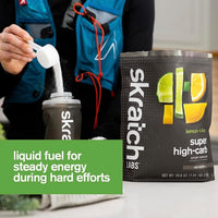 Skratch Labs Super High-Carb Hydration Powder | Carbohydrate Powder with Cluster Dextrin and Electrolytes | Endurance Energy Drink | Lemon - Lime (840 Grams) | Non-GMO, Gluten Free, Vegan, Kosher