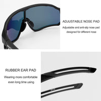 ROCKBROS Polarised Full Lens Sunglasses Cycling Bicycle Glasses Outdoor Sports Eyewear UV400