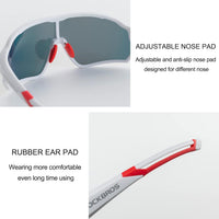 ROCKBROS Polarised Full Lens Sunglasses Cycling Bicycle Glasses Outdoor Sports Eyewear UV400