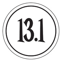 2.5-inch Round Runner Stickers (You Choose the Design & Color) SET OF 4