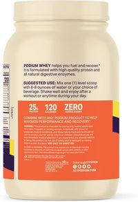 Podium Nutrition, 100% Whey Protein Powder, 25g per Serving, No Sugar Added, Coffee Ice Cream, Gluten Free, Soy Free, No Artificial Colors