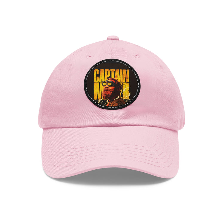 Custom Twill Hat with Leather Patch