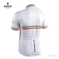 Bianchi Isalle Men's Cycling Jersey (White) Medium