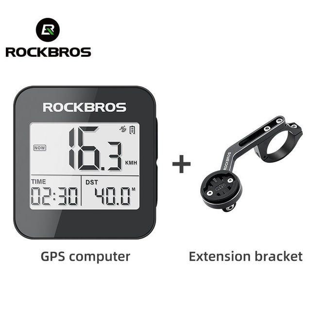 ROCKBROS Smart GPS Speedometer - IPX6 Waterproof Cycling Computer