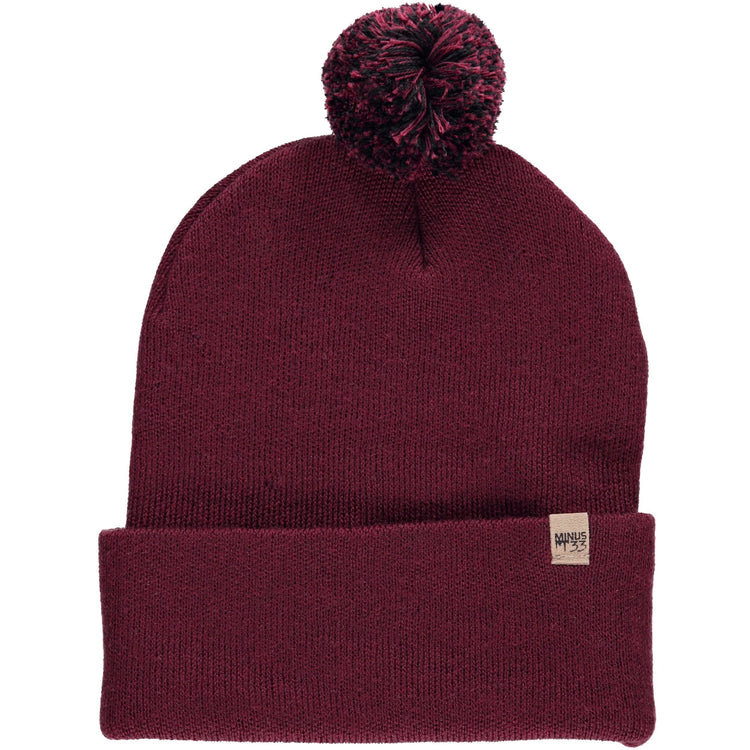 Midweight - Everyday Knit Cuff Pom Beanie 100% Merino Wool