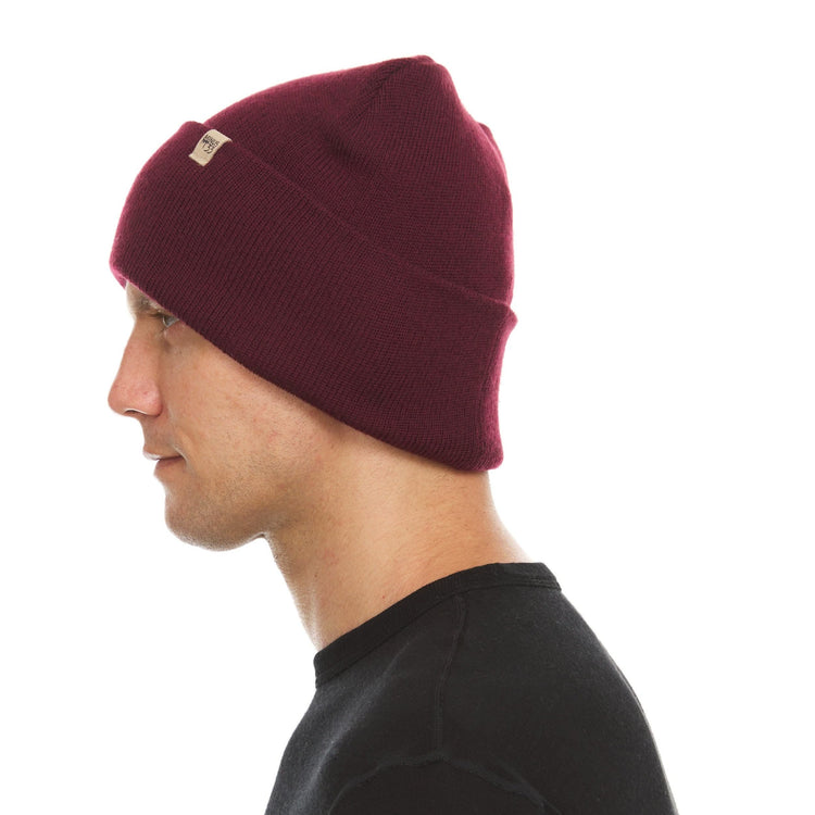 Midweight - Everyday Knit Cuff Beanie 100% Merino Wool