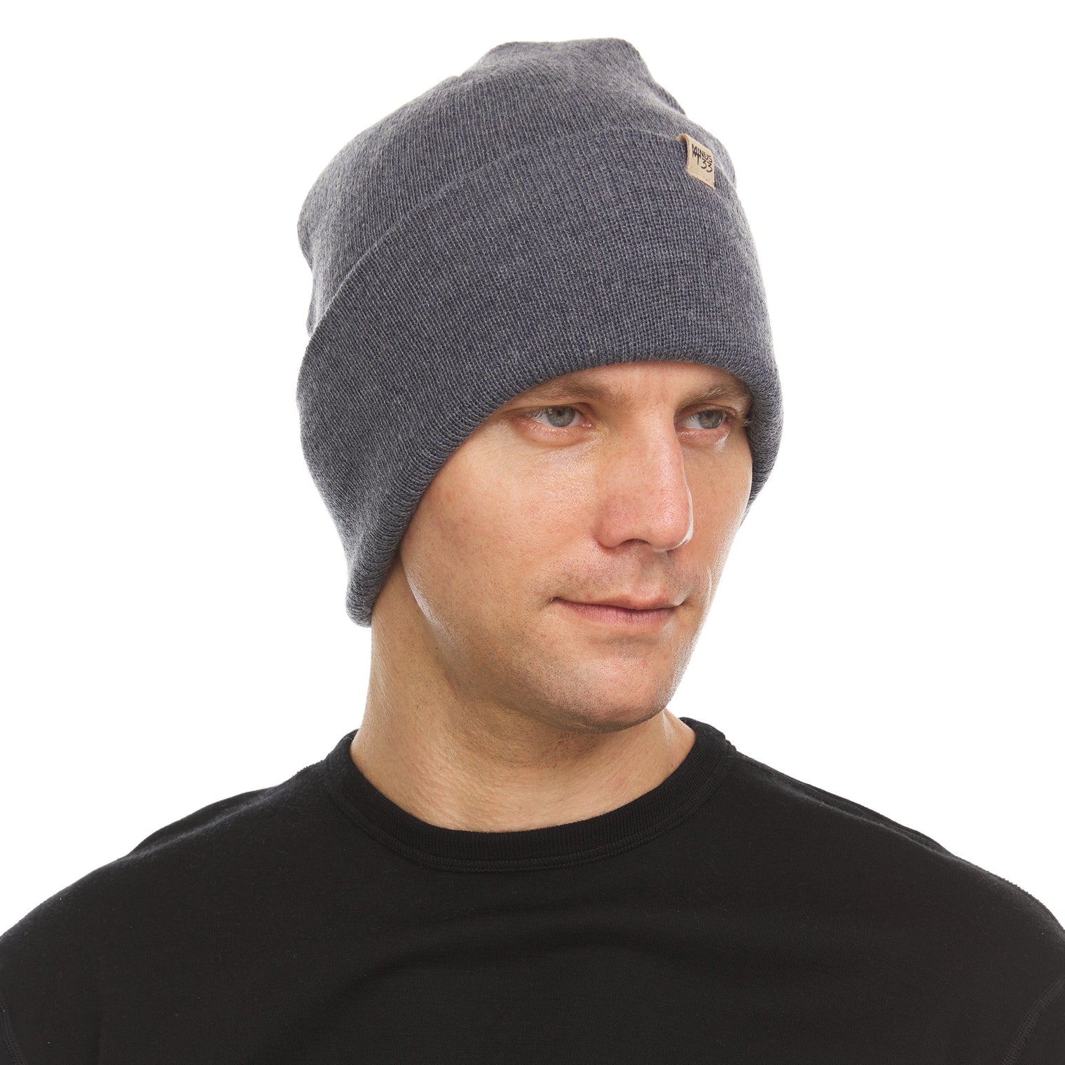 Midweight - Everyday Knit Cuff Beanie 100% Merino Wool