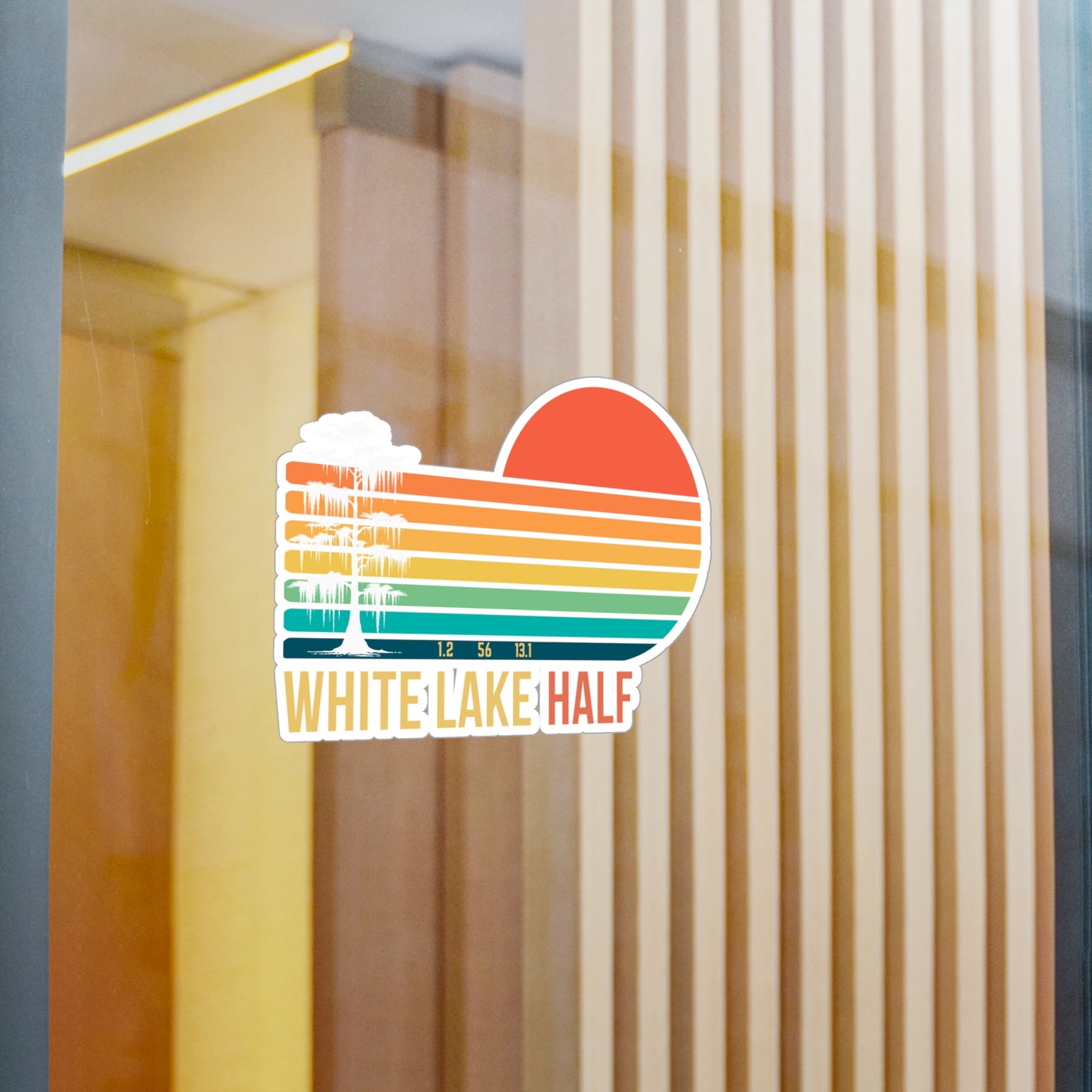 White Lake Half Vinyl Decals