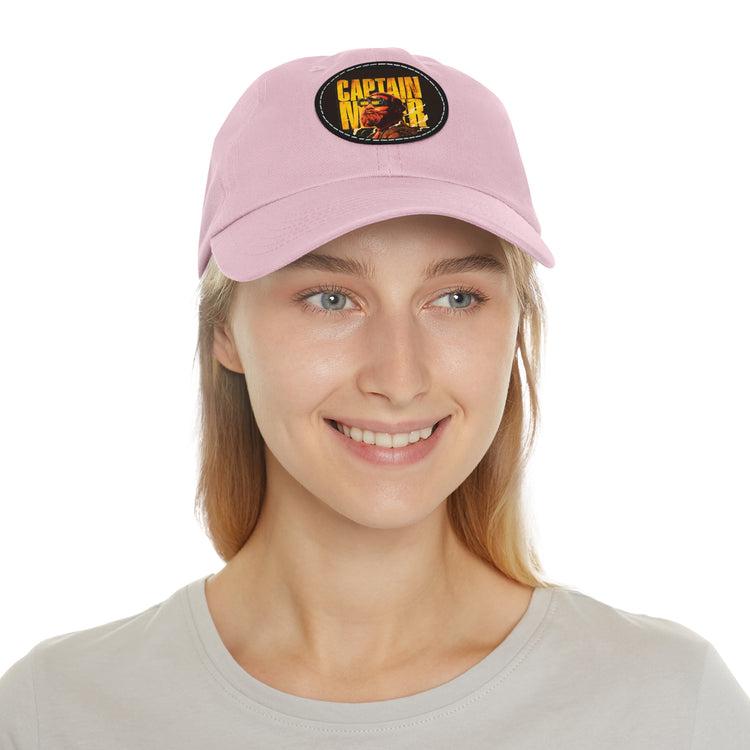 Custom Twill Hat with Leather Patch
