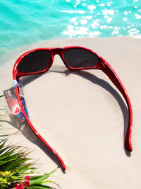 Mountain Shades Kids Defender Sunglasses - Ages 9-12 (Red)